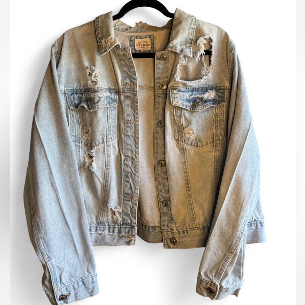 Distressed Denim Jacket
